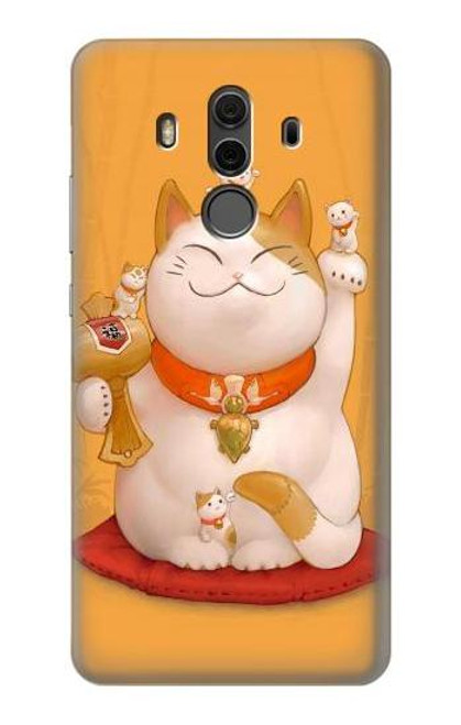 S1217 Maneki Neko Lucky Cat Funda Carcasa Case para Huawei Mate 10 Pro, Porsche Design