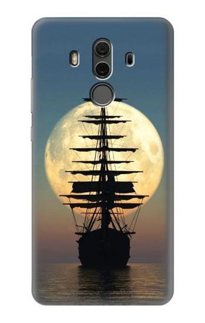 S2897 Pirate Ship Moon Night Funda Carcasa Case para Huawei Mate 10 Pro, Porsche Design