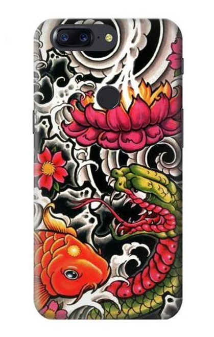 S0605 Yakuza Tattoo Funda Carcasa Case para OnePlus 5T