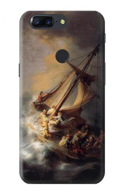 S1091 Rembrandt Christ in The Storm Funda Carcasa Case para OnePlus 5T