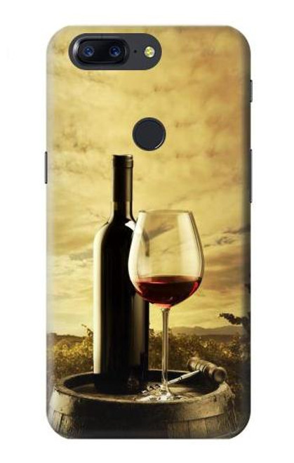 S2042 A Grape Vineyard Grapes Bottle Red Wine Funda Carcasa Case para OnePlus 5T