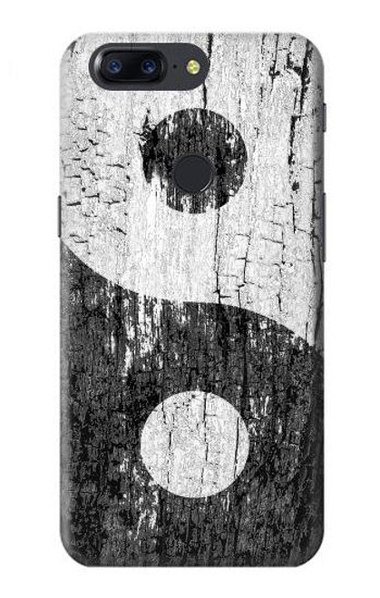 S2489 Yin Yang Wood Graphic Printed Funda Carcasa Case para OnePlus 5T