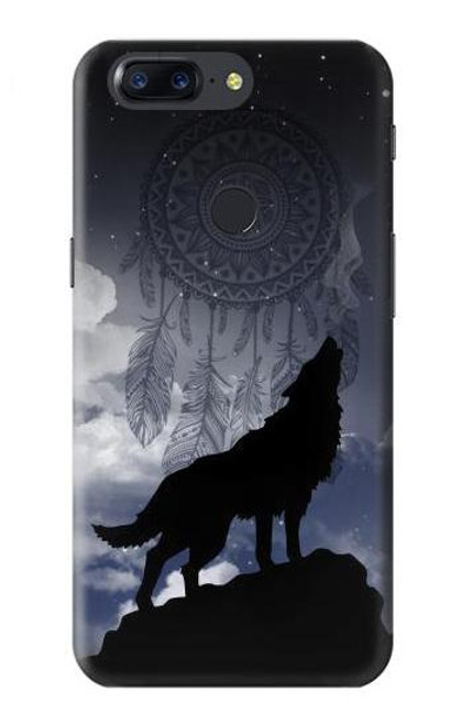 S3011 Dream Catcher Wolf Howling Funda Carcasa Case para OnePlus 5T