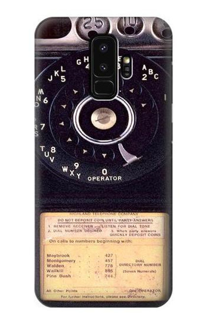 S0086 Payphone Vintage Funda Carcasa Case para Samsung Galaxy S9 Plus