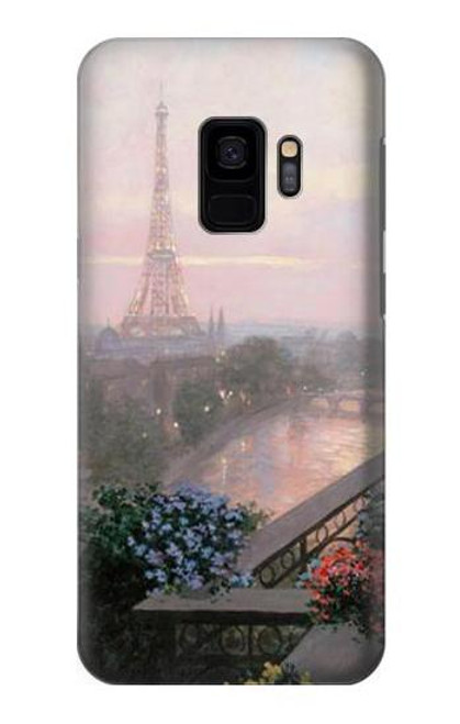 S1443 Terrace in Paris Eifel Funda Carcasa Case para Samsung Galaxy S9