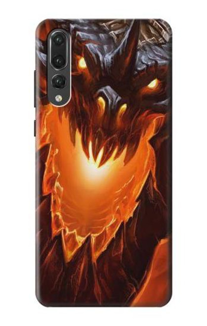 S0414 Fire Dragon Funda Carcasa Case para Huawei P20 Pro