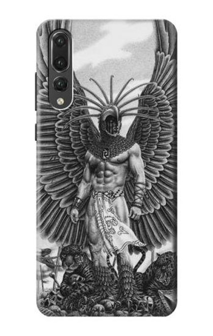 S1235 Aztec Warrior Funda Carcasa Case para Huawei P20 Pro