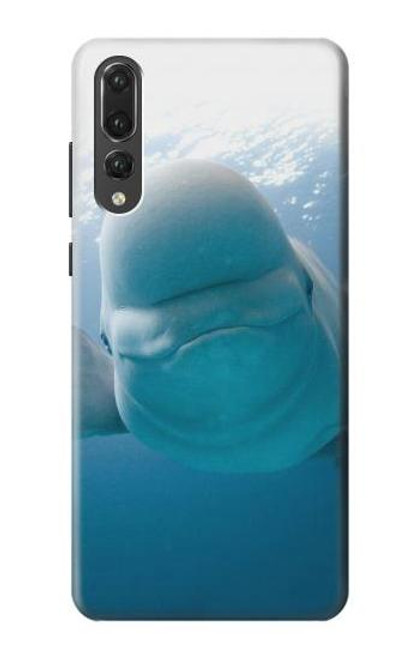 S1801 Beluga Whale Smile Whale Funda Carcasa Case para Huawei P20 Pro