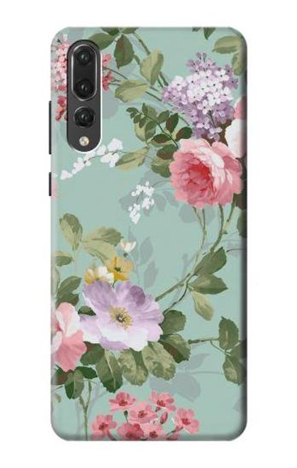 S2178 Flower Floral Art Painting Funda Carcasa Case para Huawei P20 Pro