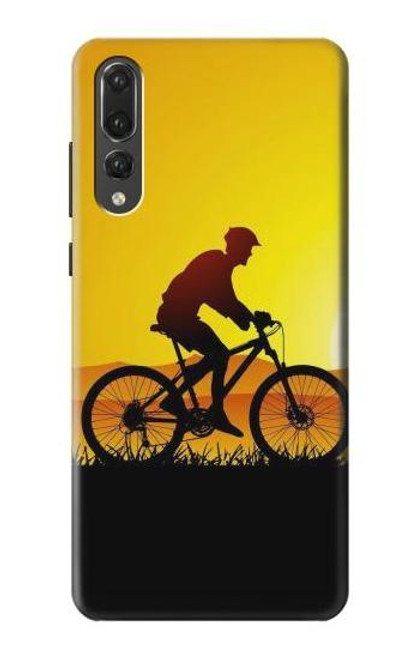 S2385 Bicycle Bike Sunset Funda Carcasa Case para Huawei P20 Pro