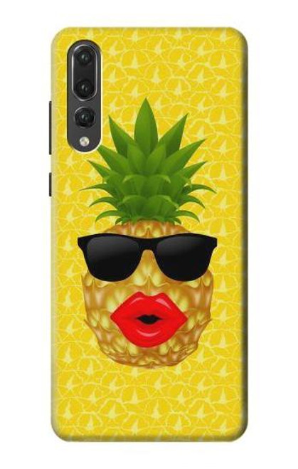 S2443 Funny Pineapple Sunglasses Kiss Funda Carcasa Case para Huawei P20 Pro