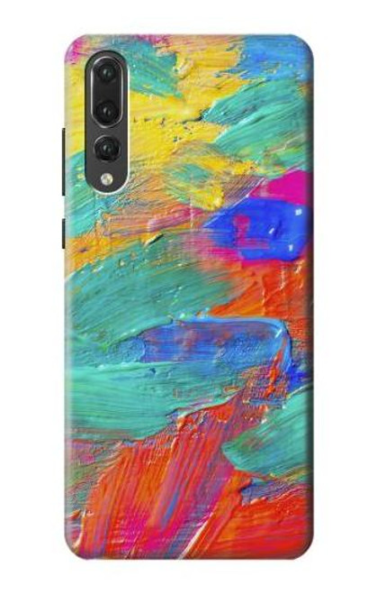 S2942 Brush Stroke Painting Funda Carcasa Case para Huawei P20 Pro