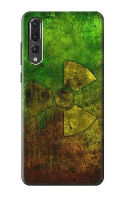 S3202 Radioactive Nuclear Hazard Symbol Funda Carcasa Case para Huawei P20 Pro