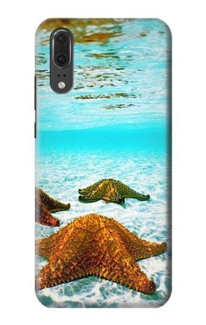 S1679 Starfish Sea Beach Funda Carcasa Case para Huawei P20