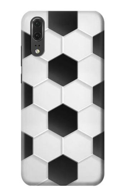 S2061 Football Soccer Pattern Funda Carcasa Case para Huawei P20