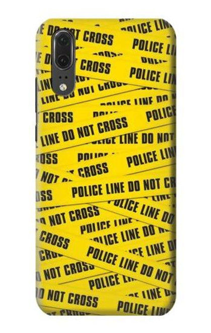 S2088 Police Line Do Not Cross Funda Carcasa Case para Huawei P20