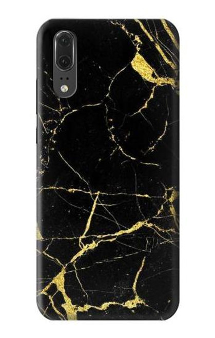 S2896 Gold Marble Graphic Printed Funda Carcasa Case para Huawei P20