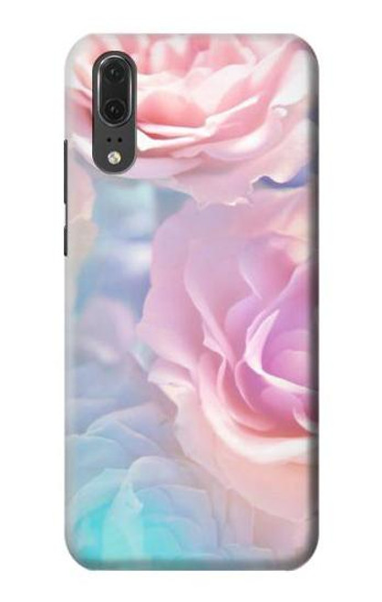 S3050 Vintage Pastel Flowers Funda Carcasa Case para Huawei P20