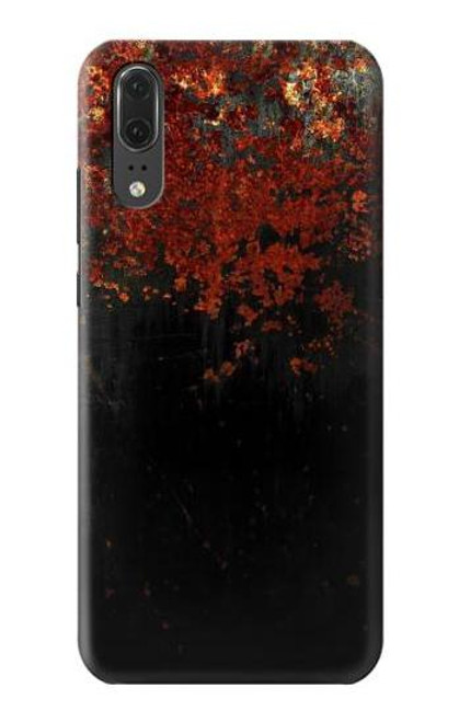 S3071 Rusted Metal Texture Graphic Funda Carcasa Case para Huawei P20