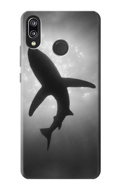 S2367 Shark Monochrome Funda Carcasa Case para Huawei P20 Lite