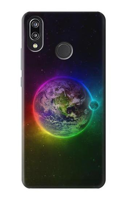 S2570 Colorful Planet Funda Carcasa Case para Huawei P20 Lite
