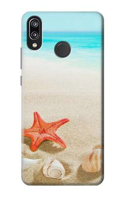 S3212 Sea Shells Starfish Beach Funda Carcasa Case para Huawei P20 Lite