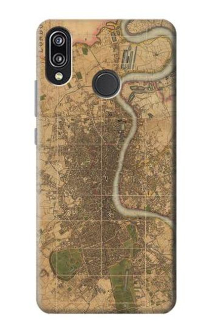 S3230 Vintage Map of London Funda Carcasa Case para Huawei P20 Lite