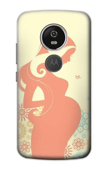 S0815 Pregnant Art Funda Carcasa Case para Motorola Moto E5 Plus