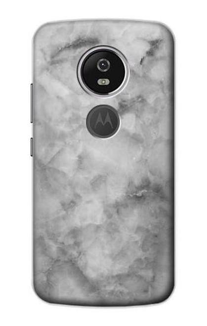 S2845 Gray Marble Texture Funda Carcasa Case para Motorola Moto E5 Plus