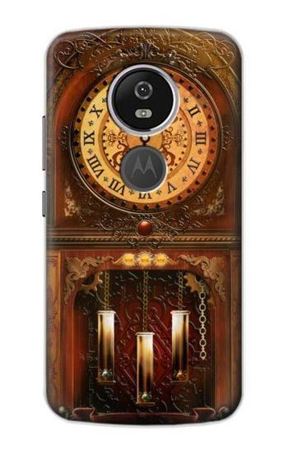 S3174 Grandfather Clock Funda Carcasa Case para Motorola Moto E5 Plus