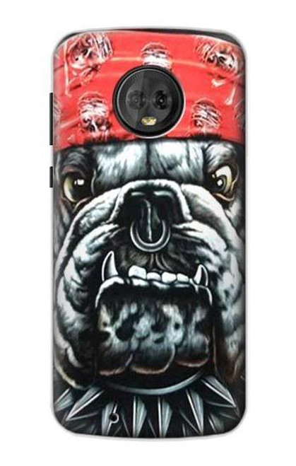 S0100 Bulldog American Football Funda Carcasa Case para Motorola Moto G6