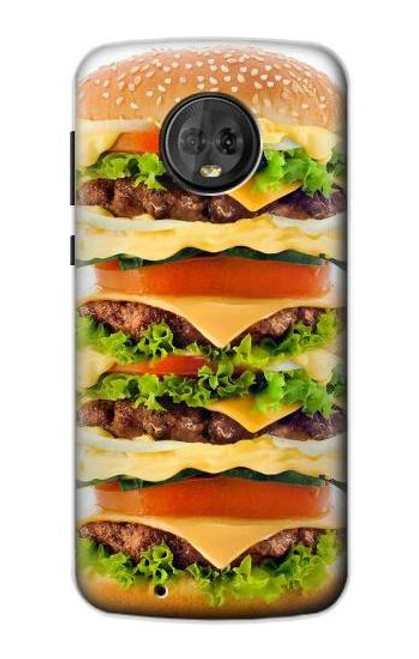 S0790 Hamburger Funda Carcasa Case para Motorola Moto G6