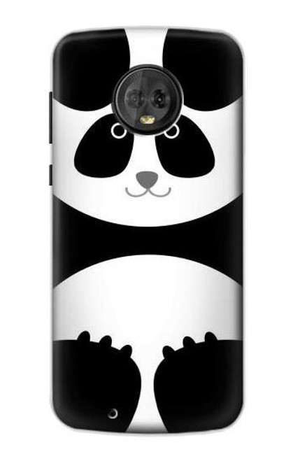 S2085 Panda Minimalist Funda Carcasa Case para Motorola Moto G6