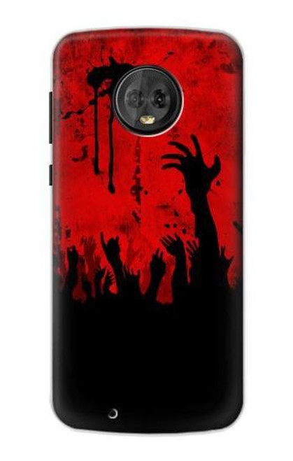 S2458 Zombie Hands Funda Carcasa Case para Motorola Moto G6