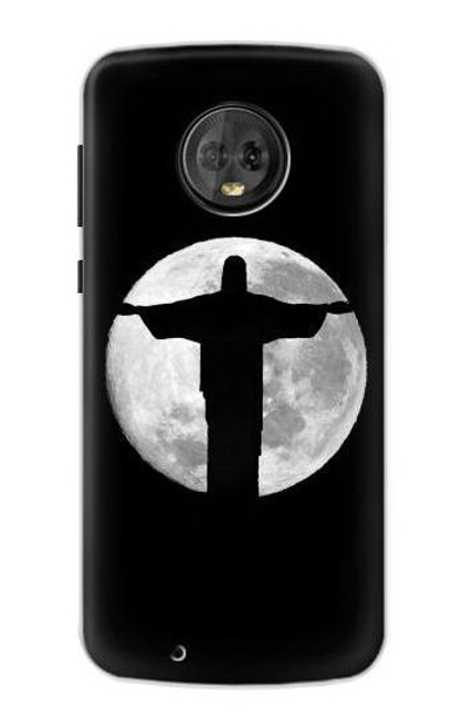 S2511 Jesus Statue Christ Rio de Janeiro Funda Carcasa Case para Motorola Moto G6