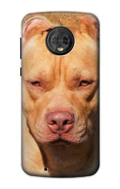 S2903 American Pitbull Dog Funda Carcasa Case para Motorola Moto G6