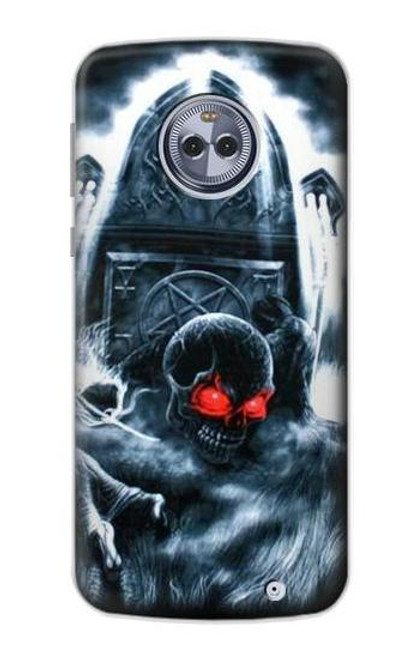 S0297 Zombie Dead Man Funda Carcasa Case para Motorola Moto X4