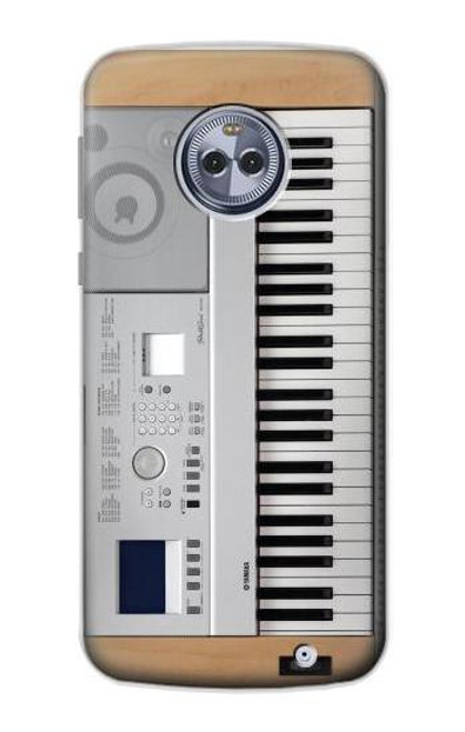S0891 Keyboard Digital Piano Funda Carcasa Case para Motorola Moto X4