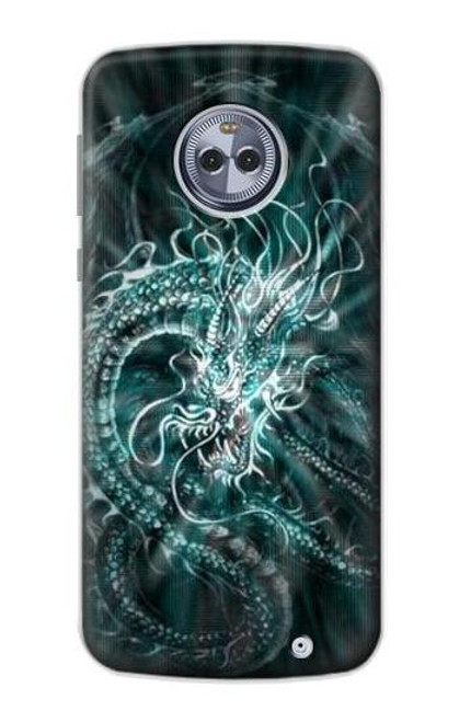 S1006 Digital Chinese Dragon Funda Carcasa Case para Motorola Moto X4