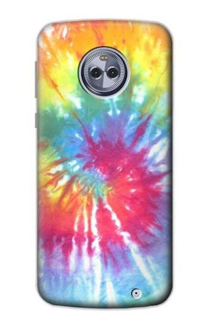 S1697 Tie Dye Colorful Graphic Printed Funda Carcasa Case para Motorola Moto X4