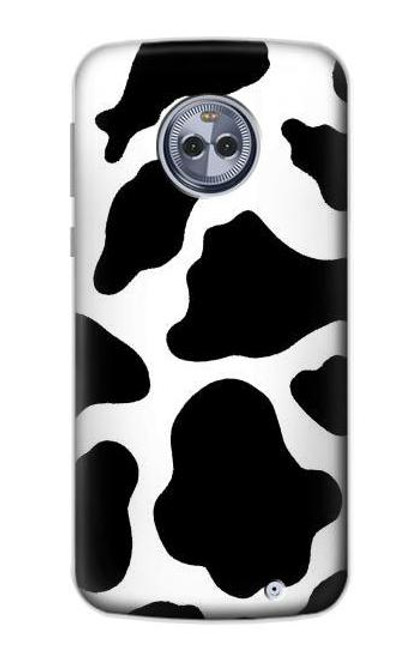 S2096 Seamless Cow Pattern Funda Carcasa Case para Motorola Moto X4