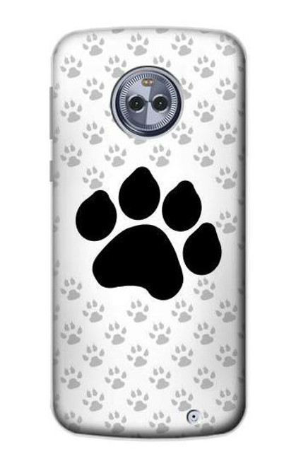 S2355 Paw Foot Print Funda Carcasa Case para Motorola Moto X4