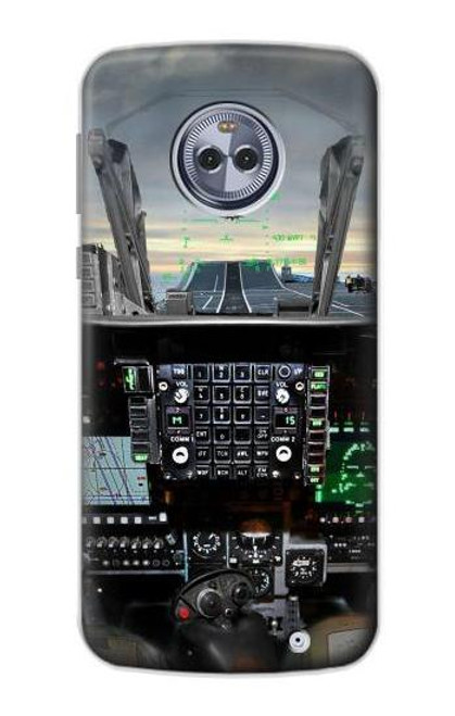 S2435 Fighter Jet Aircraft Cockpit Funda Carcasa Case para Motorola Moto X4