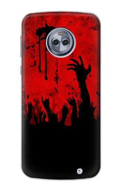 S2458 Zombie Hands Funda Carcasa Case para Motorola Moto X4