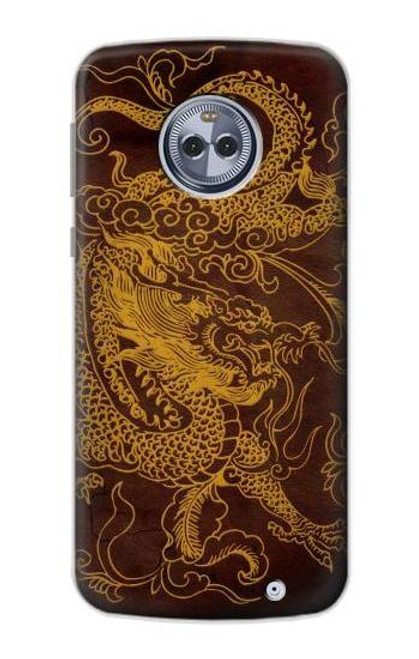 S2911 Chinese Dragon Funda Carcasa Case para Motorola Moto X4