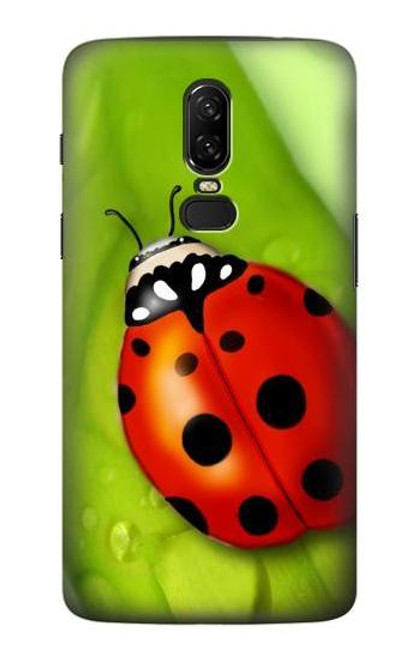 S0892 Ladybug Funda Carcasa Case para OnePlus 6