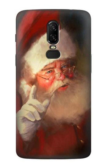 S1144 Xmas Santa Claus Funda Carcasa Case para OnePlus 6