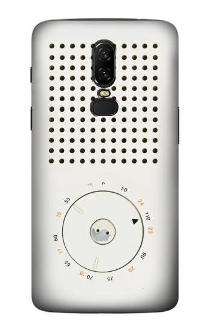 S1857 Retro Transistor Radio Funda Carcasa Case para OnePlus 6