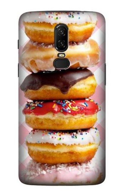 S2431 Fancy Sweet Donuts Funda Carcasa Case para OnePlus 6