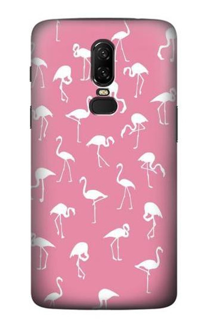 S2858 Pink Flamingo Pattern Funda Carcasa Case para OnePlus 6